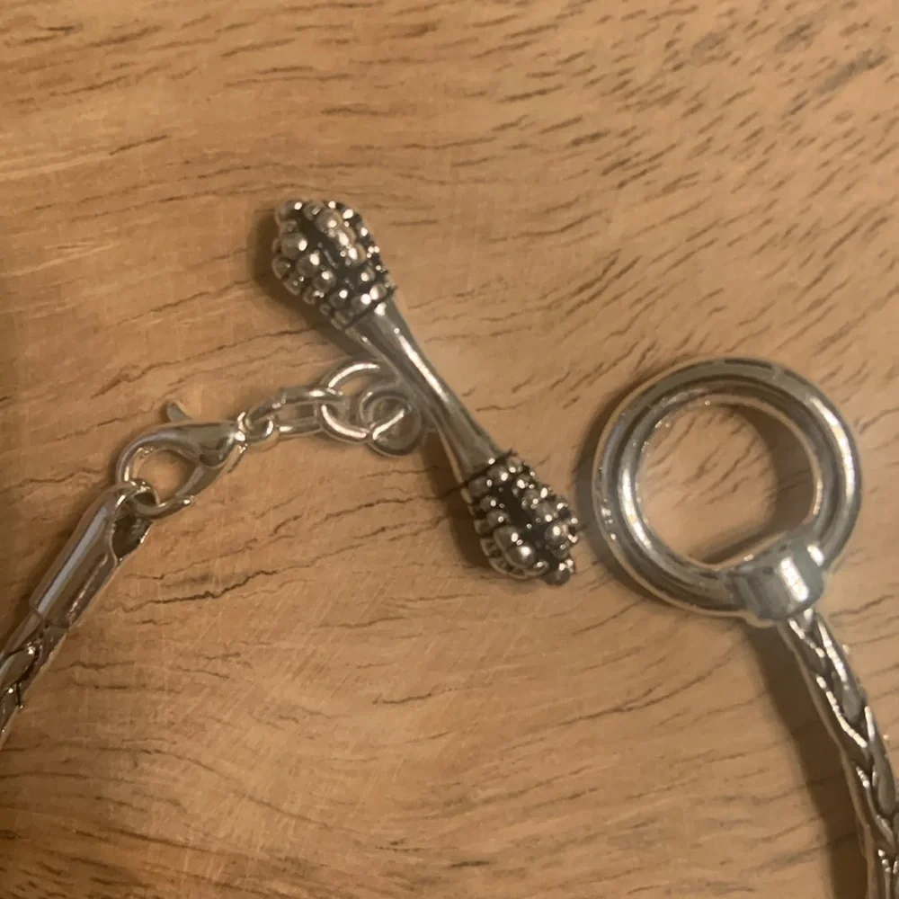 NWOT DaVinci Silver Charm Bracelet with Four Charms - Picture 7 of 14